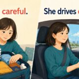 英語の形容詞carefulと副詞carefullyの違い