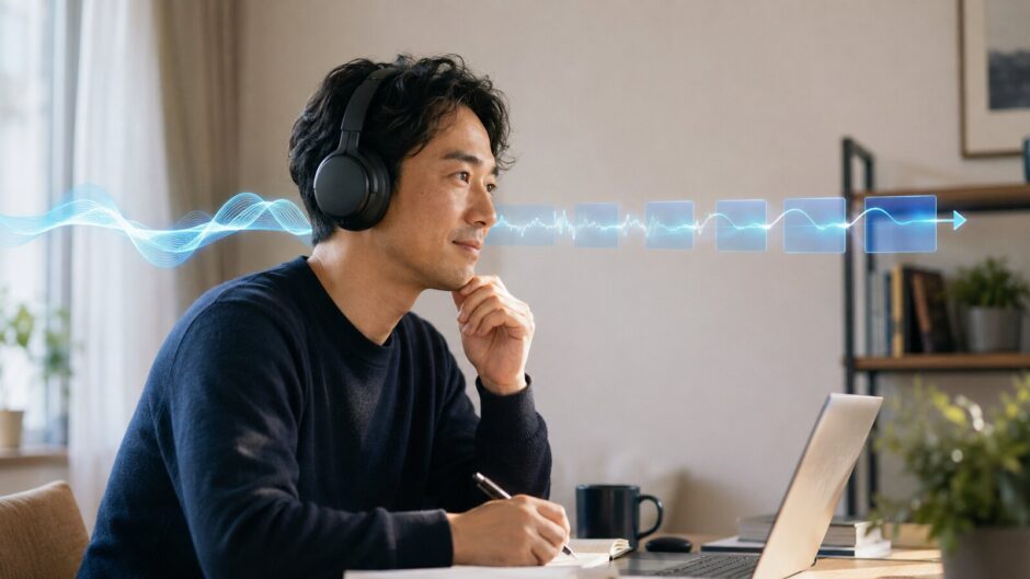 長い英語を意味のかたまりごとに足し算で理解する社会人