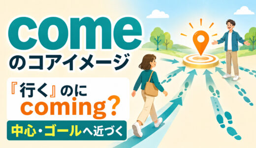 comeのコアイメージは「来る」ではない｜“今行く”がI'm coming.になる理由