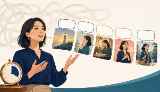 英語の1分間スピーチ練習法｜長い英文を作らず話し続けるコツ