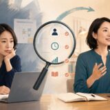英語コーチング受講前後の変化と学習条件を確認する英語学習者