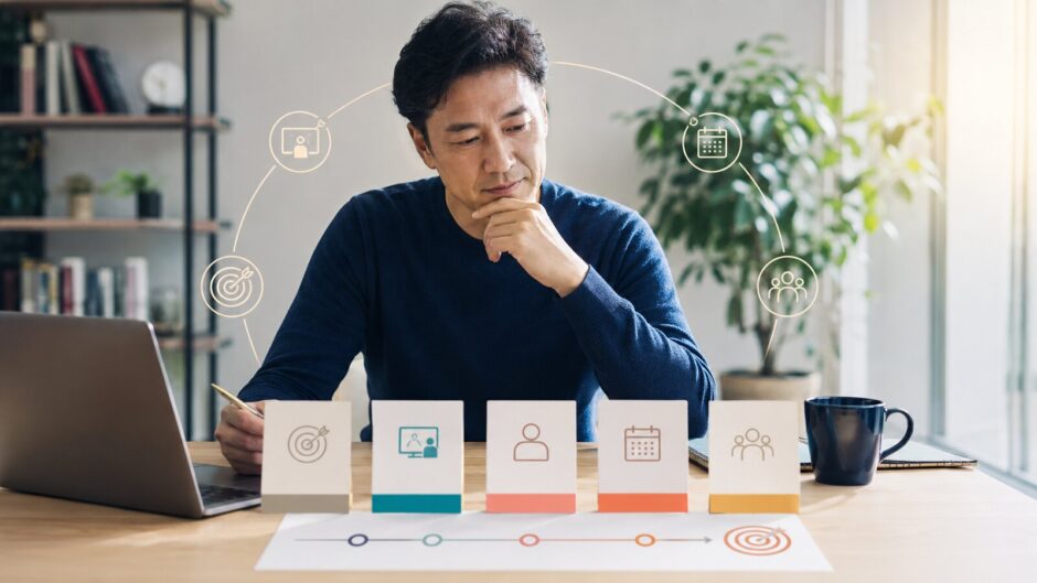 複数の英語コーチングを自分の目標や生活に照らして比較する社会人