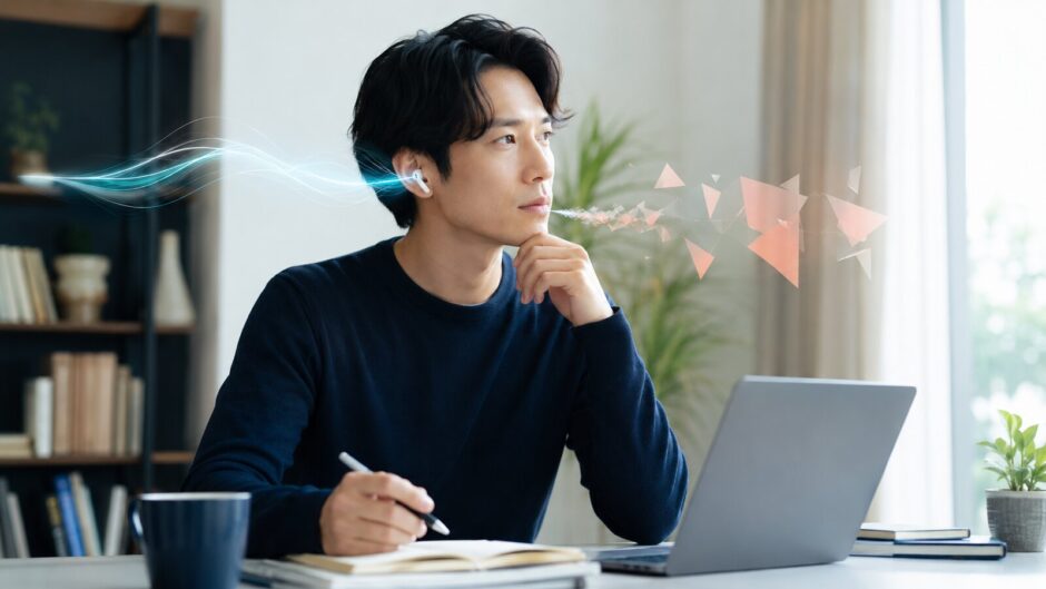 英語の音は聞き取れる一方で、話そうとすると言葉がまとまらない社会人
