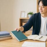 複数の英語教材から一冊を選び学習計画を立てる社会人