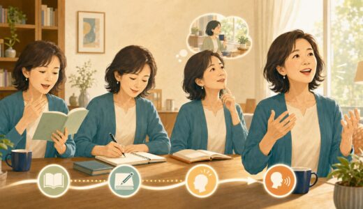 英語スピーキングを一人で練習する方法｜初心者向け4段階トレーニング