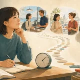 100時間の英語学習で現実的な最初の変化を思い描く大人の学習者