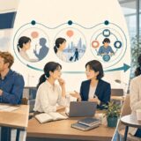 英会話スクールで学んだ内容を予習・実践・復習・再利用へつなげる学習者