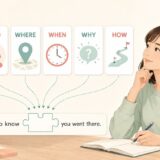 what・who・where・when・why・howで知りたい情報を選ぶ大人の英語学習者