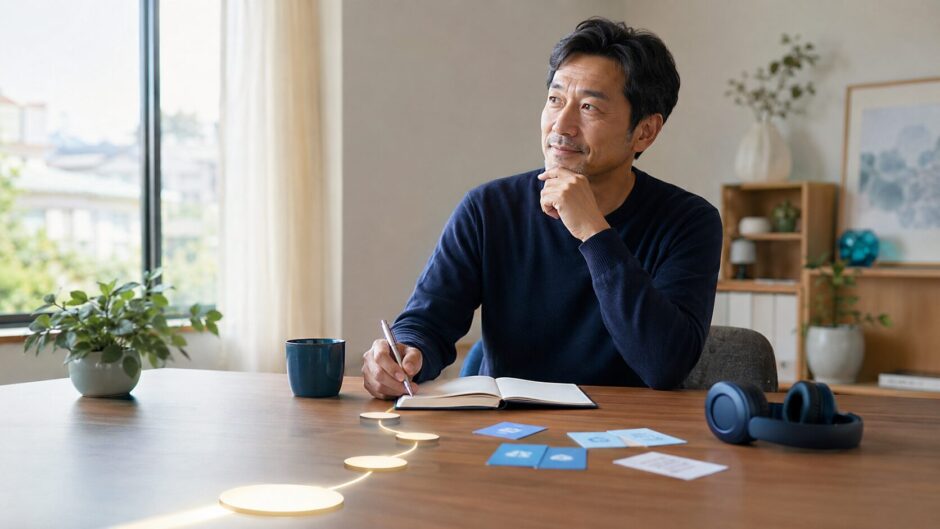 英語学習をゼロから始める社会人と、最初の一歩を示すロードマップ