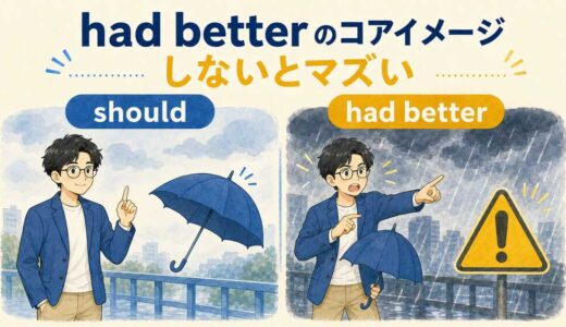 had betterの意味・使い方｜shouldとの強さの違いを例文解説