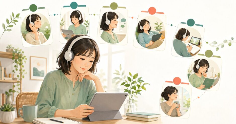 毎日短時間の英語リスニング学習を1週間続ける初心者