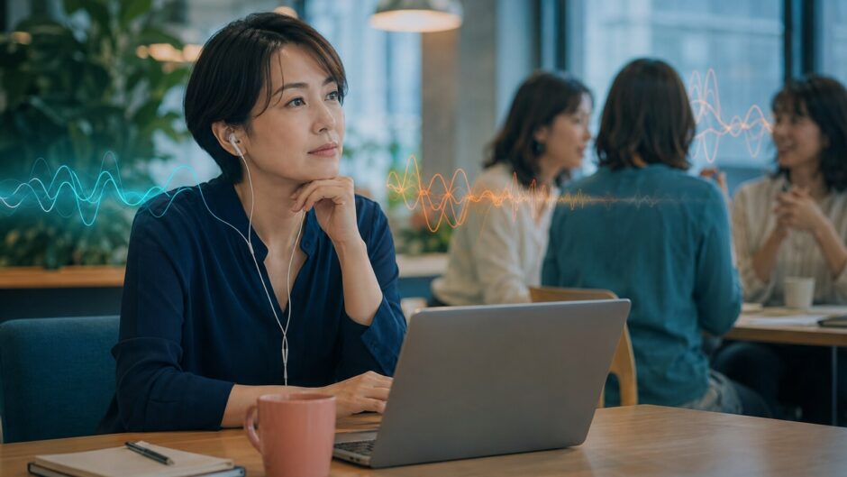 教材音声と実際のネイティブ会話の違いに気づく英語学習者