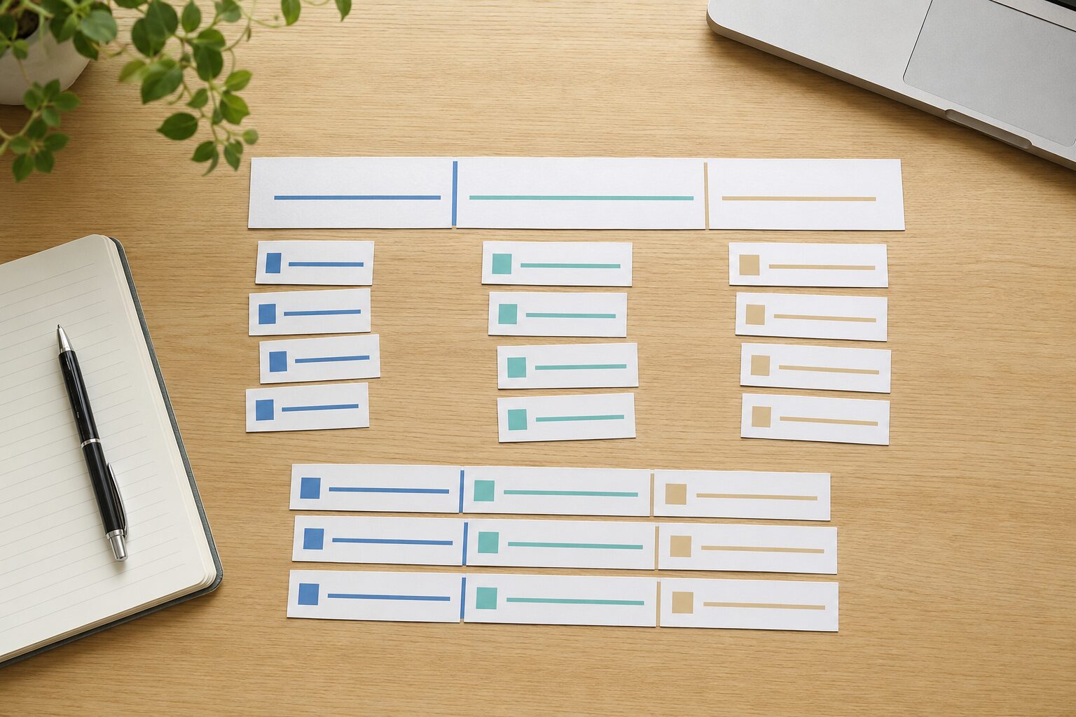 暗記した英文を骨格と差し替える情報へ分解して再利用する復習イメージ