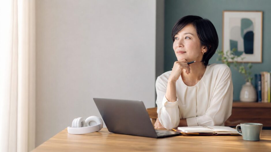 オンライン英会話を続けるか一度休むか落ち着いて考える英語学習者