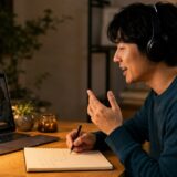 海外ドラマの英語フレーズを場面と音声から学び発話練習する大人の英語学習者