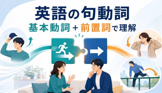 英語の句動詞とは？基本動詞＋前置詞をコアイメージで理解する方法
