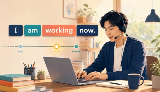 現在進行形とは？be動詞＋ingを「今、動いている途中」で理解する