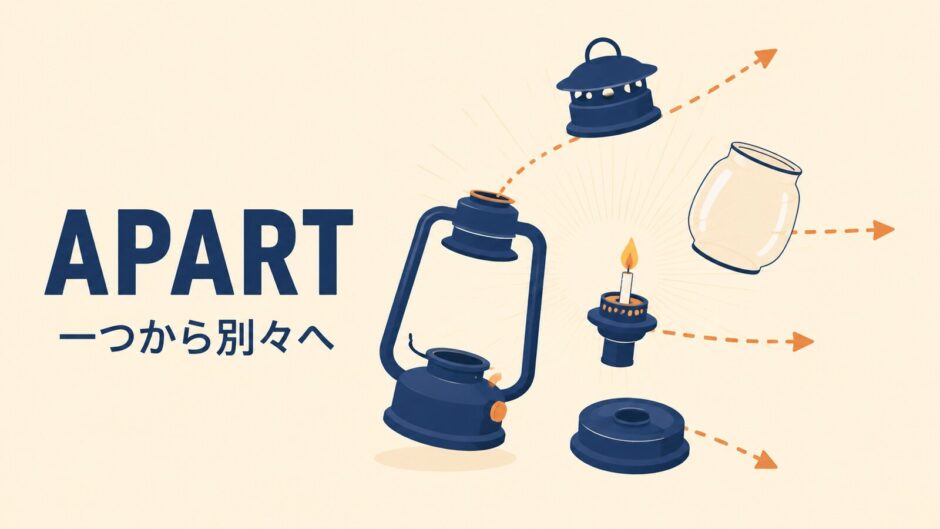 apartのコアイメージ「一つから別々へ」