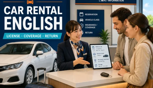 レンタカー店舗・貸渡カウンタースタッフに必要な英語力と勉強法