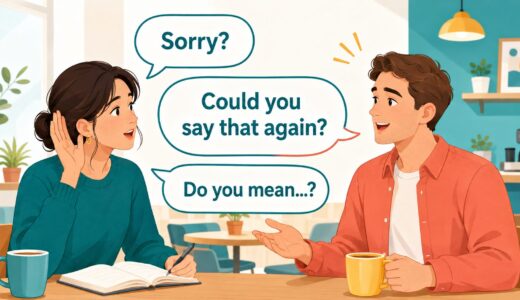 日常英会話で使う聞き返し・確認表現15選｜分かったふりをせず会話を続ける【しゅみすけ監修】