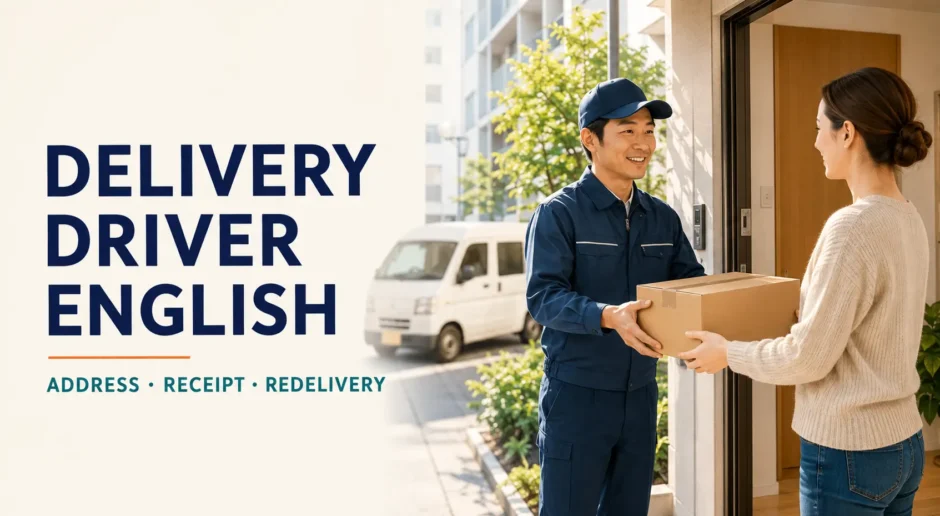 配送ドライバーの仕事で必要な英語力