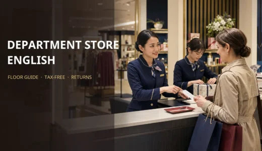 百貨店・免税カウンタースタッフに必要な英語力と勉強法