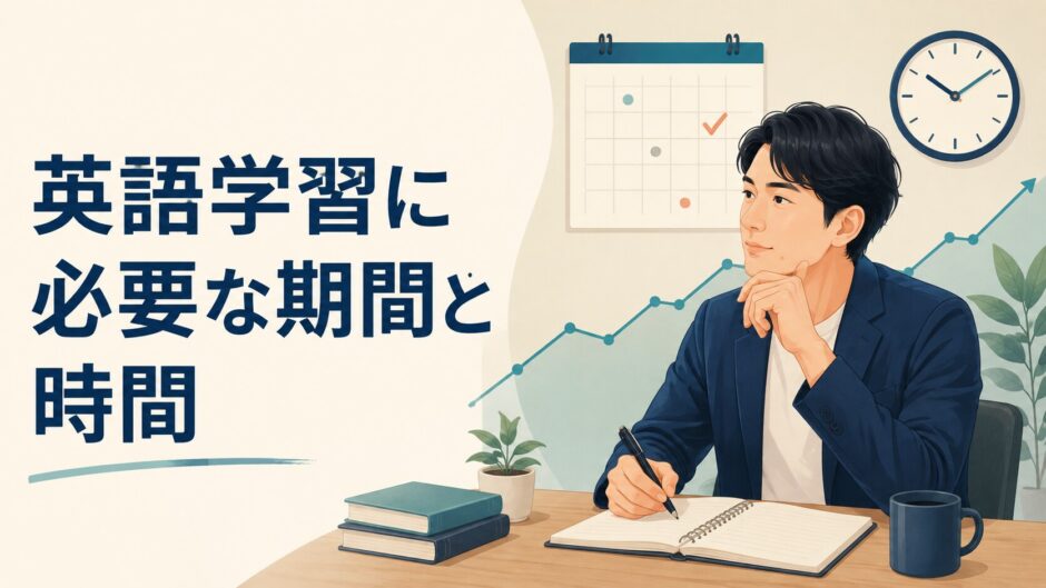 英語学習に必要な期間と時間を計画する社会人