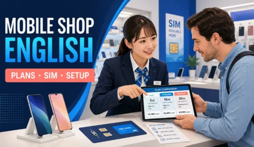 携帯電話ショップ・スマホ販売店スタッフに必要な英語力と勉強法