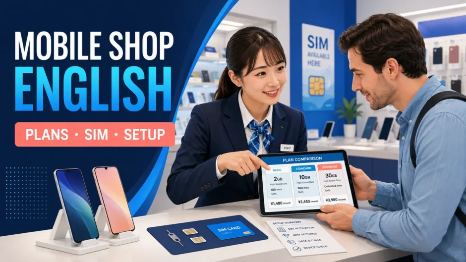 携帯電話ショップ・スマホ販売店で必要な英語力