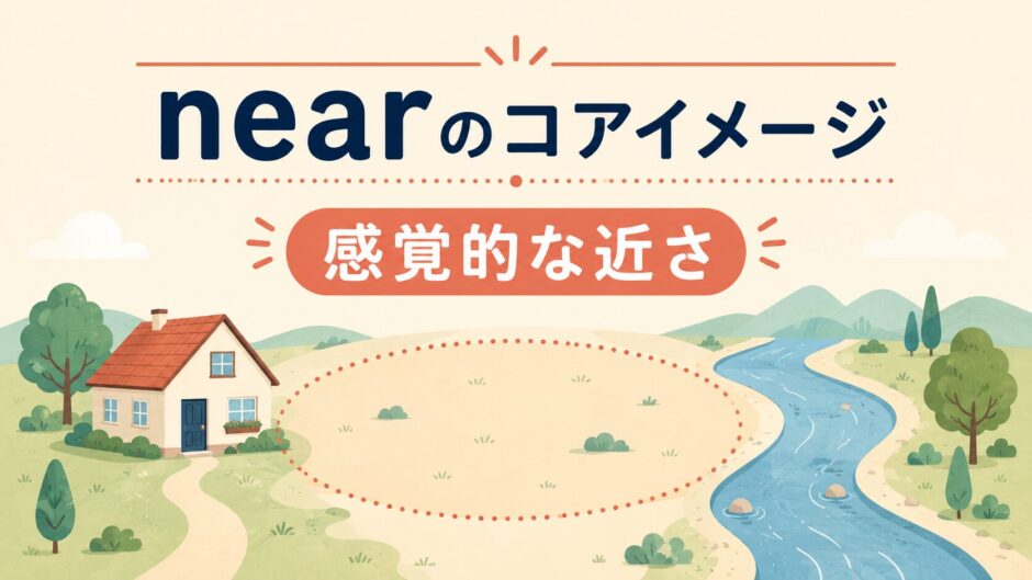 nearのコアイメージである、手が届くほどではない感覚的な近さを示した図解