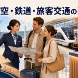 航空・鉄道・旅客交通の仕事で使う英語を表すアイキャッチ