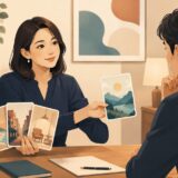 recommendのコアイメージ|選択肢から良いものを相手の前へ差し出す