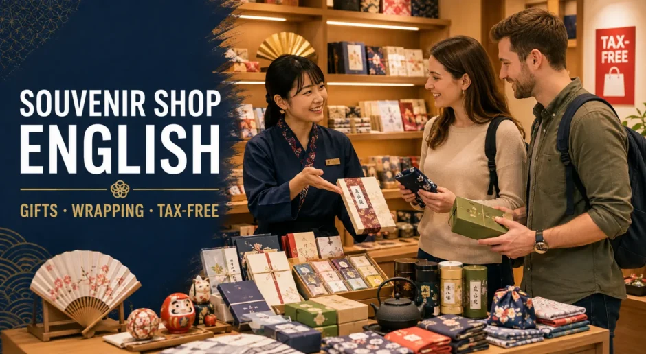 お土産店・ギフトショップで必要な英語力