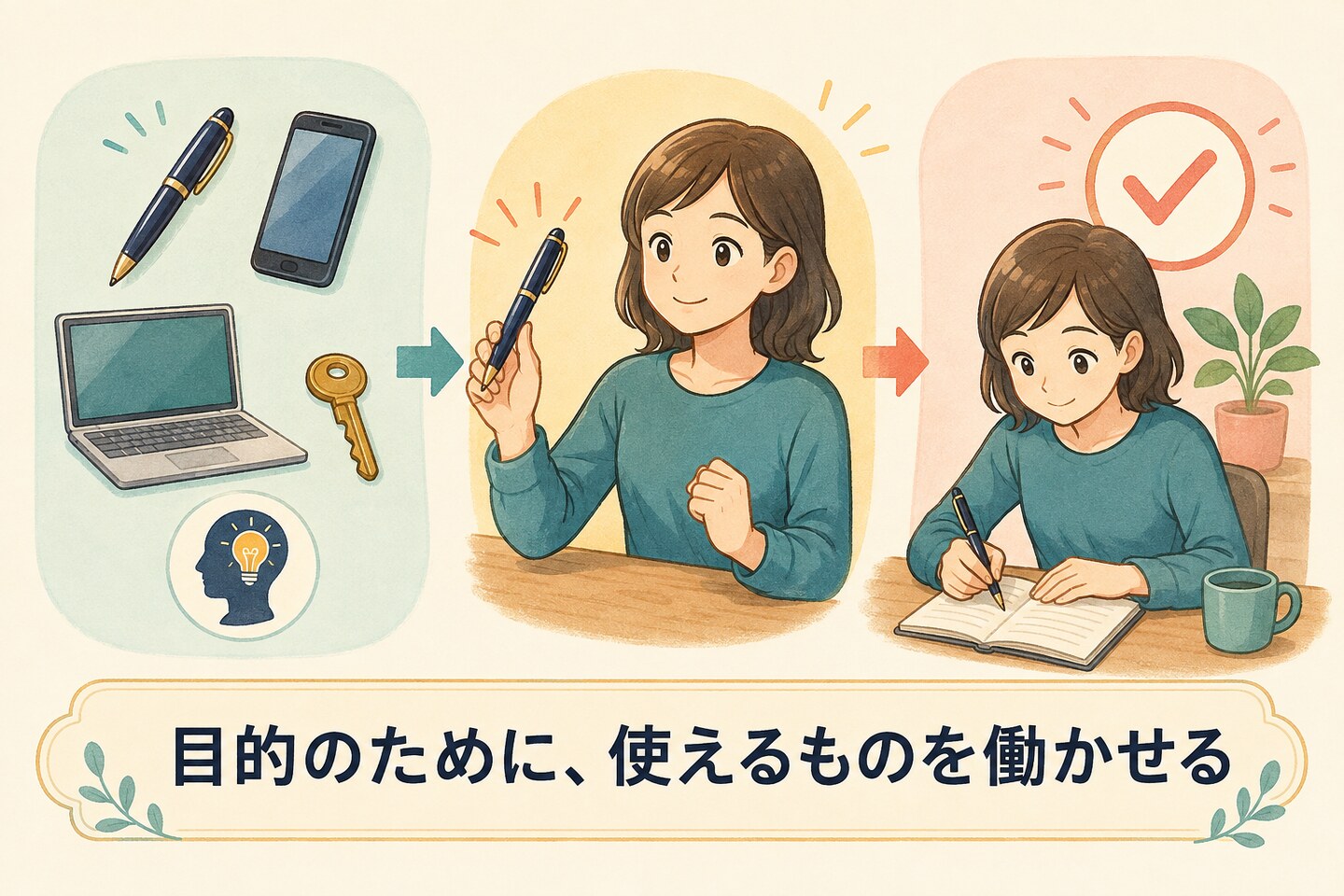useのコアイメージ|目的のために、使えるものを働かせる
