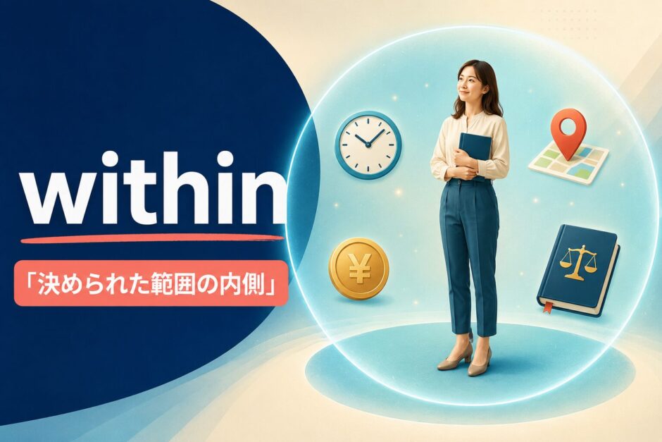 withinのコアイメージは決められた範囲の内側