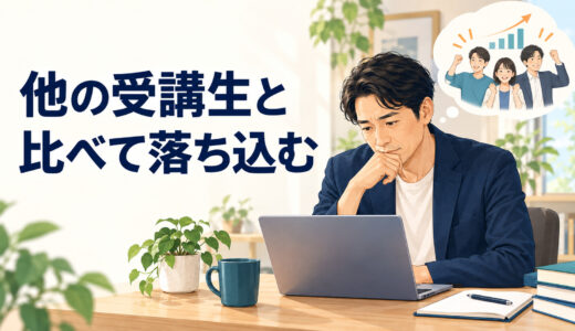 英語コーチングで他の受講生と比べて落ち込むとき｜自分の進捗を見る方法