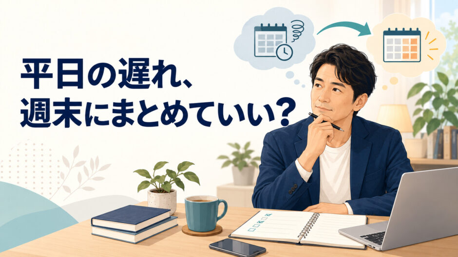 英語コーチング 平日の遅れを週末にまとめる学習