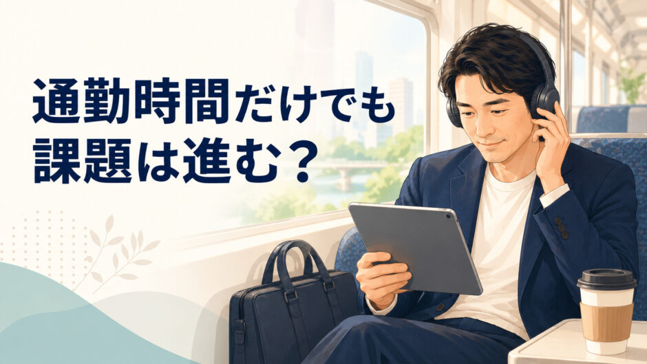 英語コーチングの通勤時間学習