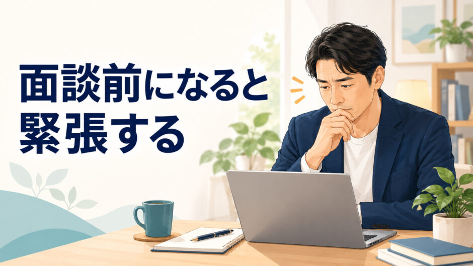 英語コーチングの面談前に緊張する
