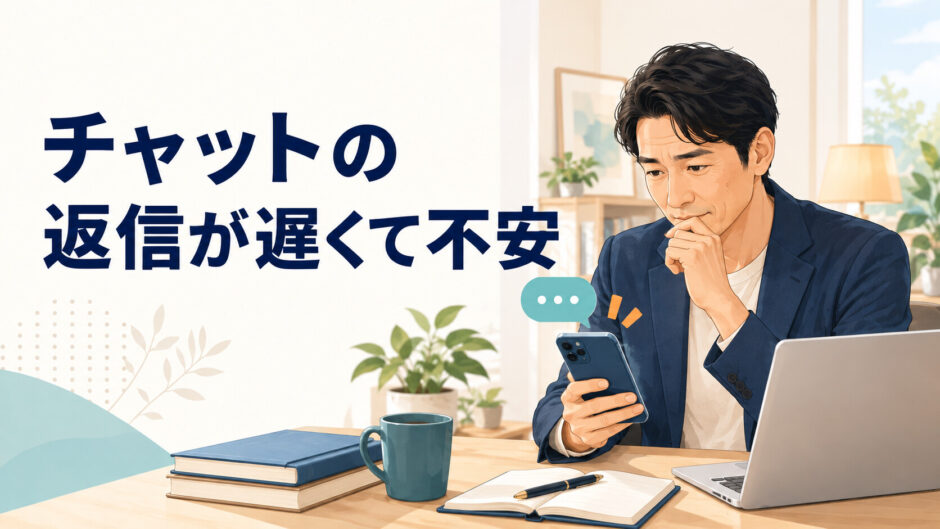コーチのチャット返信が遅くて不安