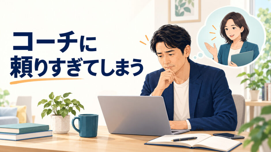 英語コーチングでコーチに頼りすぎる