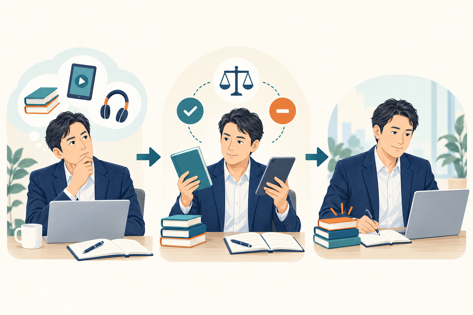 英語コーチング 指定教材 追加を整理したイラスト