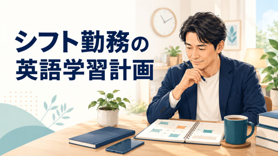 シフト勤務の英語学習計画