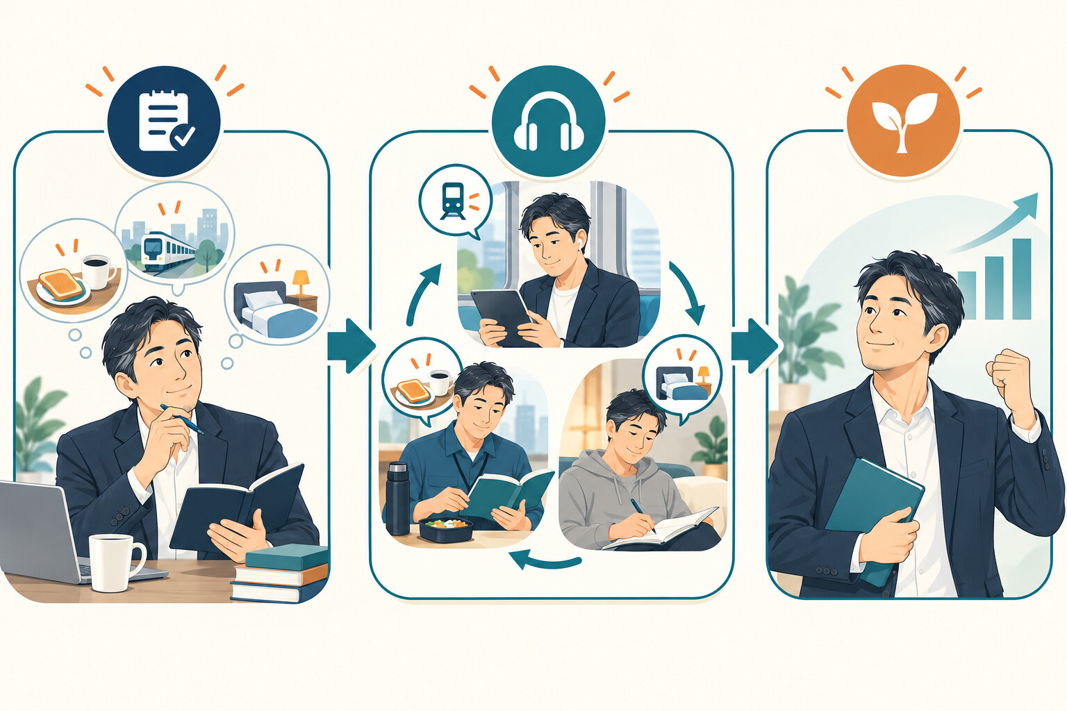 英語コーチング シフト勤務 不規則を整理したイラスト