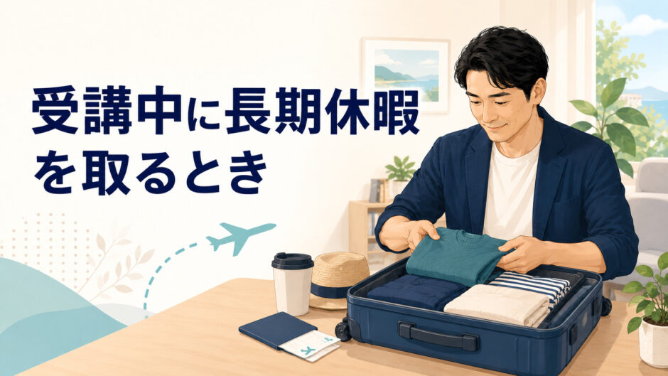 英語コーチング受講中の長期休暇