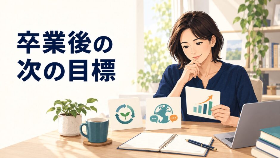 英語コーチング卒業後の次の目標を考える受講者