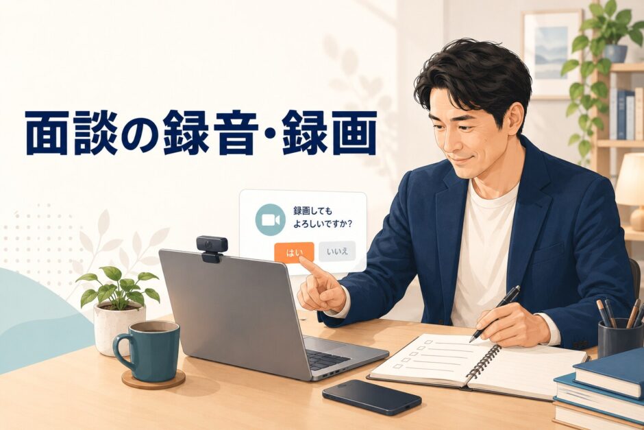 英語コーチング 面談の録音・録画のアイキャッチ