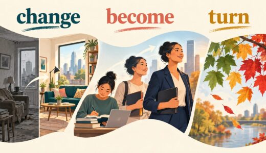change・become・turnの違い｜「変わる・〜になる」を使い分け
