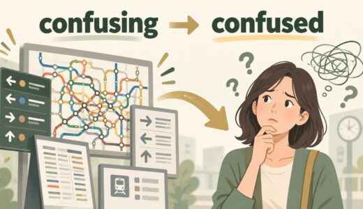 confusedとconfusingの意味・違い｜I’m confusedとI’m confusingを例文解説