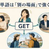 GETを日常・仕事・旅行の3場面で使う文脈変化練習